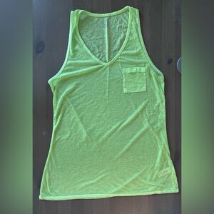 Athleta Sugar Wash Tank in Cactus Green, sz XS